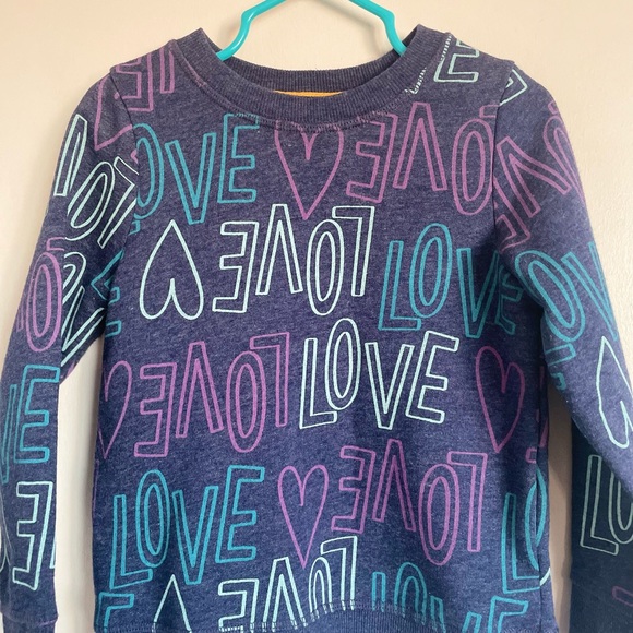 Cat & Jack “Love” Graphic Sweater - Size 3T - Picture 5 of 13